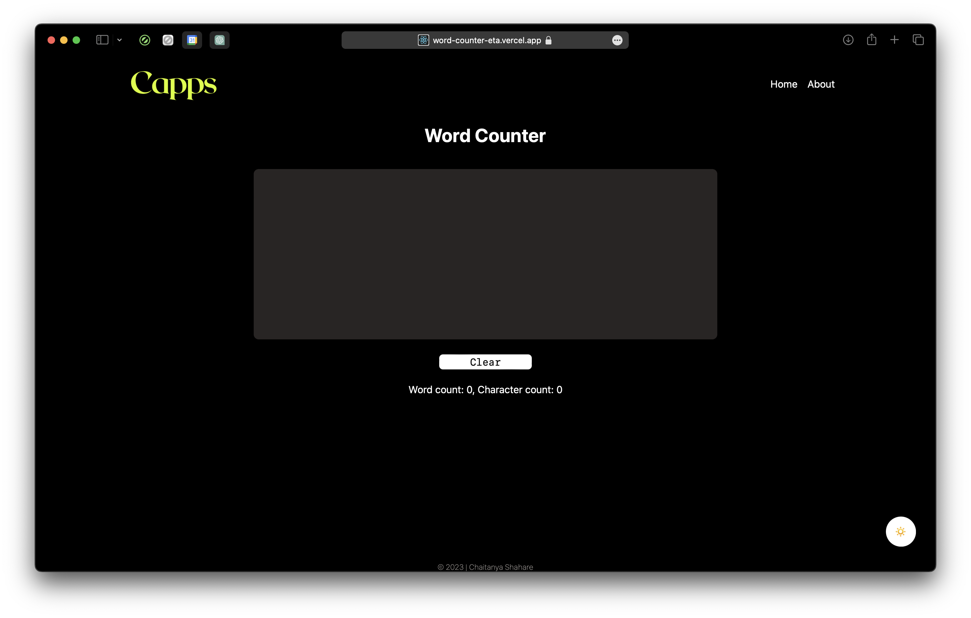 Word Counter screenshot